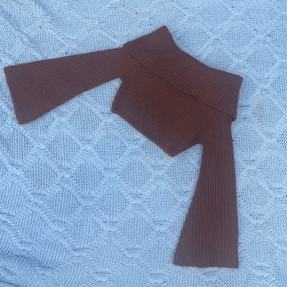 Cropped Off the Shoulder Shirt